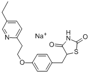 5-[4-[2-(5-乙基-2-吡啶基)乙氧基]芐基]-2,4-噻唑烷二