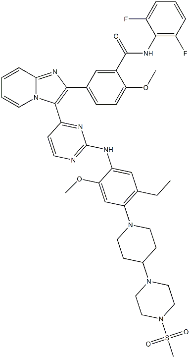 N-(2,6-二氟苯基)-5-[3-[2-[[5-乙基-2-甲氧基-4-[4-[4-(甲