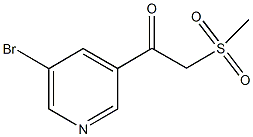 1-(5-溴吡啶-3-基)-2-(甲砜)乙酮