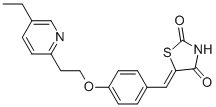 5-(4-(2-(5-乙基吡啶-2-基)乙氧基)苯亞甲基)噻唑烷